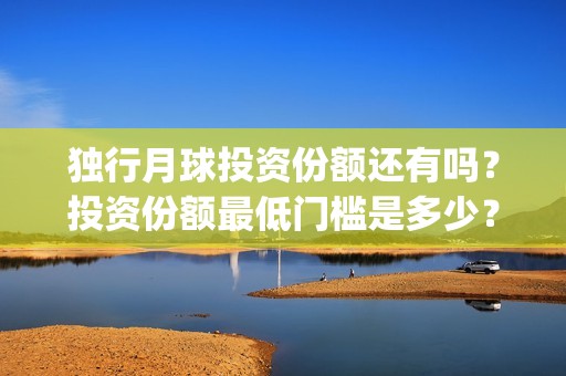 独行月球投资份额还有吗？投资份额最低门槛是多少？(独行月球成本)