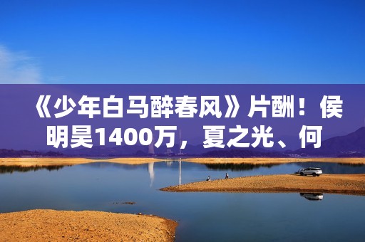 《少年白马醉春风》片酬！侯明昊1400万，夏之光、何与天差地别！