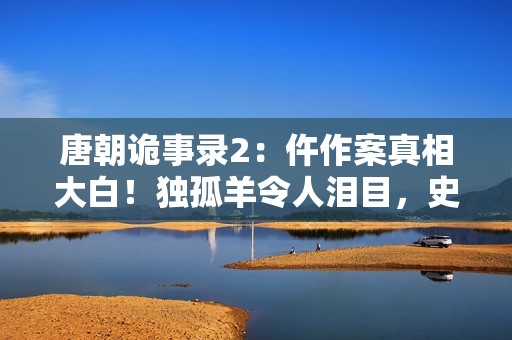 唐朝诡事录2：仵作案真相大白！独孤羊令人泪目，史可演活女仵作