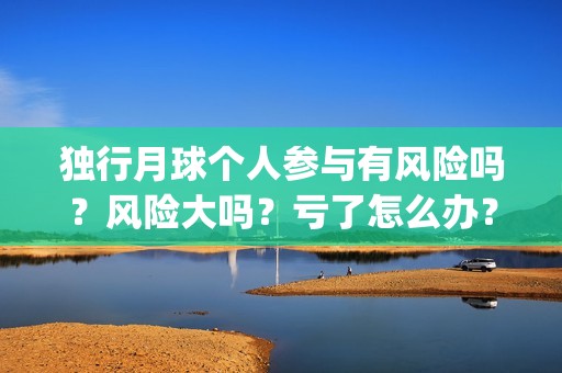 独行月球个人参与有风险吗？风险大吗？亏了怎么办？(独行月球剧组)