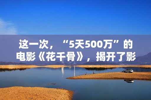 这一次，“5天500万”的电影《花千骨》，揭开了影视圈的遮羞布！