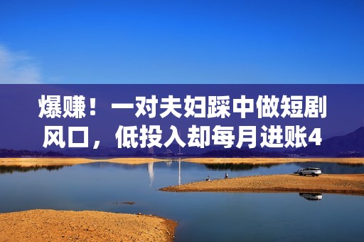 爆赚！一对夫妇踩中做短剧风口，低投入却每月进账4亿多！