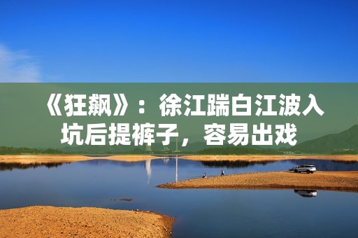 《狂飙》：徐江踹白江波入坑后提裤子，容易出戏