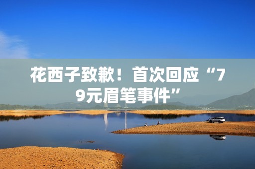 花西子致歉！首次回应“79元眉笔事件”