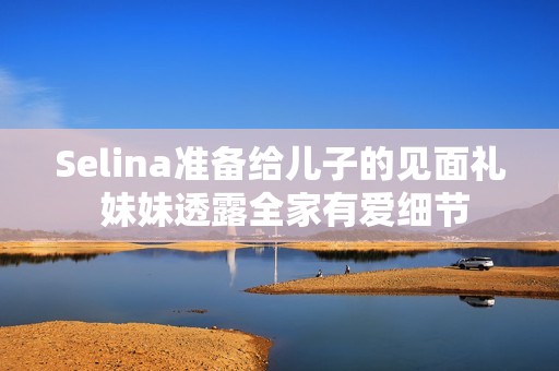 Selina准备给儿子的见面礼 妹妹透露全家有爱细节