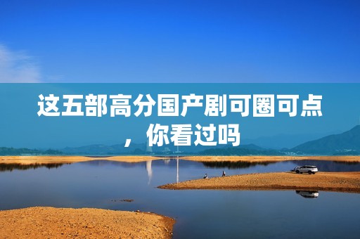 这五部高分国产剧可圈可点，你看过吗