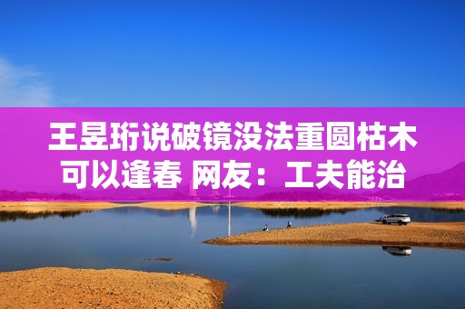 王昱珩说破镜没法重圆枯木可以逢春 网友：工夫能治愈一切