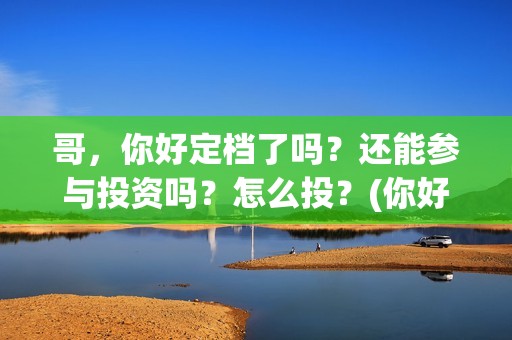 哥，你好定档了吗？还能参与投资吗？怎么投？(你好的哥)