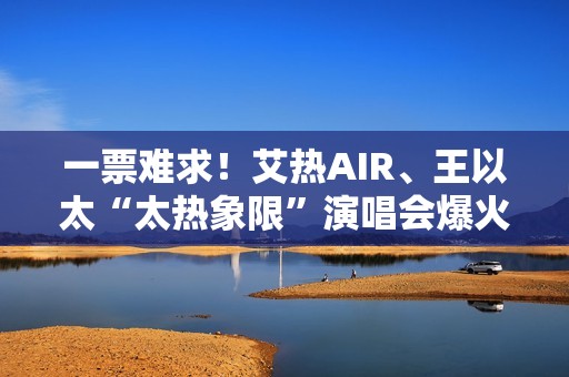 一票难求！艾热AIR、王以太“太热象限”演唱会爆火售罄再加场