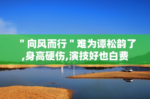 ＂向风而行＂难为谭松韵了,身高硬伤,演技好也白费