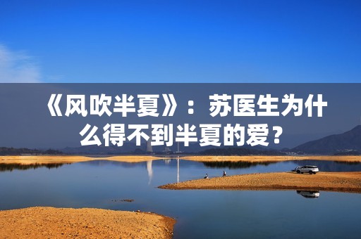 《风吹半夏》：苏医生为什么得不到半夏的爱？
