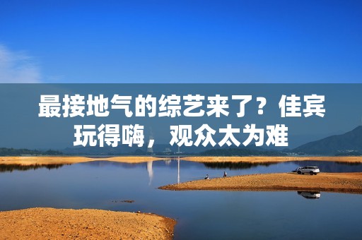 最接地气的综艺来了？佳宾玩得嗨，观众太为难