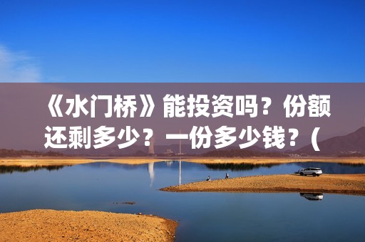 《水门桥》能投资吗？份额还剩多少？一份多少钱？(水门桥讲什么)