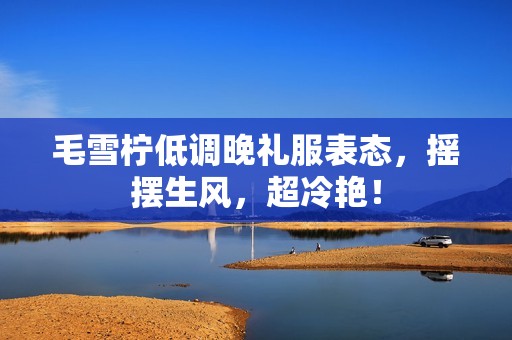 毛雪柠低调晚礼服表态，摇摆生风，超冷艳！