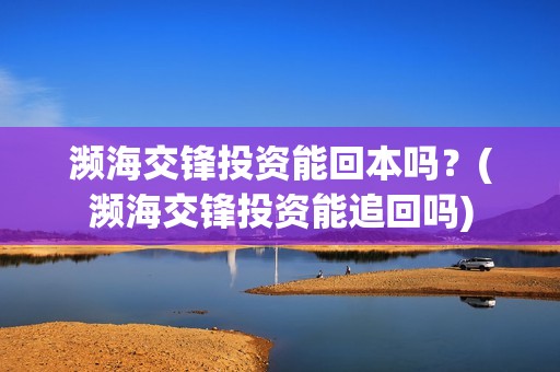 濒海交锋投资能回本吗？(濒海交锋投资能追回吗)