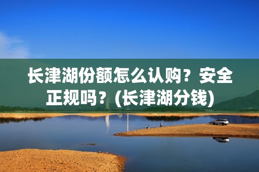 长津湖份额怎么认购？安全正规吗？(长津湖分钱)