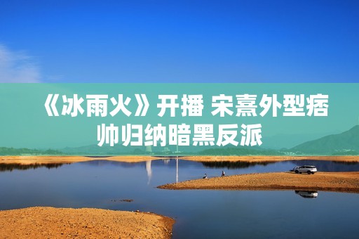《冰雨火》开播 宋熹外型痞帅归纳暗黑反派