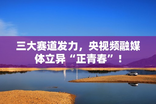 三大赛道发力，央视频融媒体立异“正青春”！