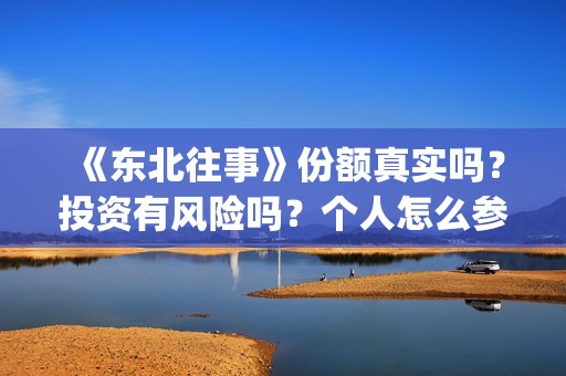 《东北往事》份额真实吗？投资有风险吗？个人怎么参与投资？(东北往事原文)