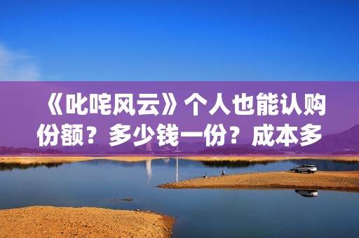 《叱咤风云》个人也能认购份额？多少钱一份？成本多少？(叱咤风云主演)