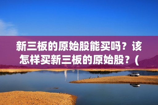 新三板的原始股能买吗？该怎样买新三板的原始股？(新三板的原始股可以交易吗)