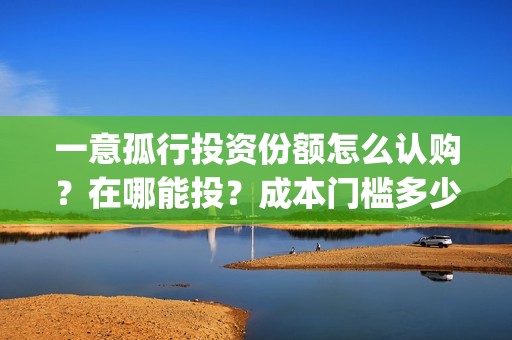 一意孤行投资份额怎么认购？在哪能投？成本门槛多少？(一意孤行影片)