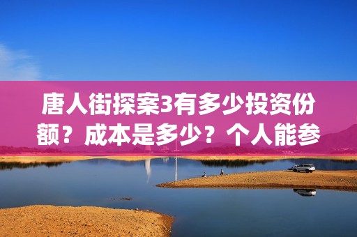 唐人街探案3有多少投资份额？成本是多少？个人能参与投资？(唐人街探案3有陈哲远吗)