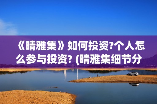 《晴雅集》如何投资?个人怎么参与投资? (晴雅集细节分析)