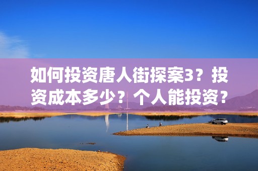 如何投资唐人街探案3？投资成本多少？个人能投资？(唐人街开店)