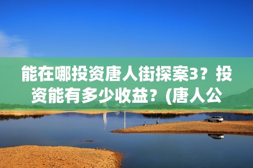 能在哪投资唐人街探案3？投资能有多少收益？(唐人公司在哪里)