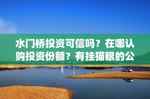 水门桥投资可信吗？在哪认购投资份额？有挂猫眼的公司吗？(水门桥可以投资吗)
