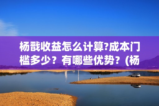 杨戬收益怎么计算?成本门槛多少？有哪些优势？(杨戬全额返还怎么领取)