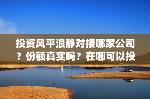 投资风平浪静对接哪家公司？份额真实吗？在哪可以投(投资风平浪静多少钱)