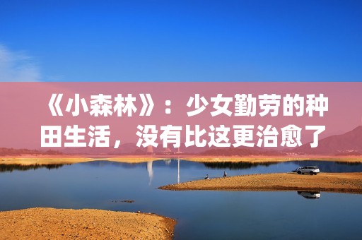 《小森林》：少女勤劳的种田生活，没有比这更治愈了(小森林经典)
