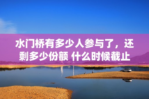水门桥有多少人参与了，还剩多少份额 什么时候截止？(水门桥是哪里)