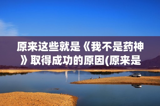 原来这些就是《我不是药神》取得成功的原因(原来是这样题材)