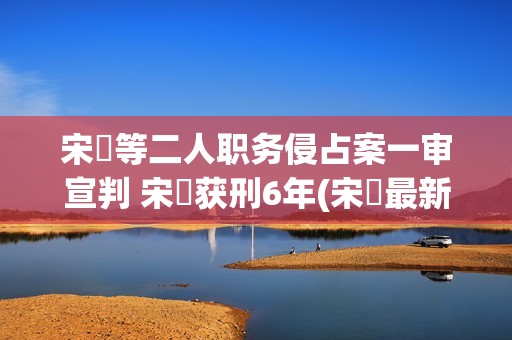 宋喆等二人职务侵占案一审宣判 宋喆获刑6年(宋喆最新动态2019年)