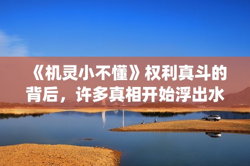 《机灵小不懂》权利真斗的背后，许多真相开始浮出水面(机灵小不懂演员列表)