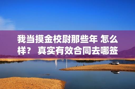 我当摸金校尉那些年 怎么样？ 真实有效合同去哪签？(我当摸金校尉那些年TXT下载)
