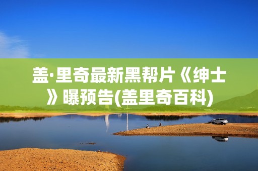 盖·里奇最新黑帮片《绅士》曝预告(盖里奇百科)