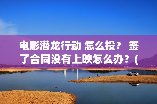 电影潜龙行动 怎么投？ 签了合同没有上映怎么办？(网络大电影潜龙行动123片花)