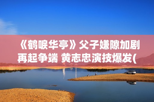 《鹤唳华亭》父子嫌隙加剧再起争端 黄志忠演技爆发(鹤唳华亭女主父亲)