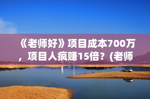 《老师好》项目成本700万，项目人疯赚15倍？(老师好主要讲的是什么)