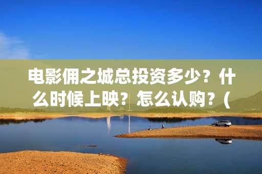 电影佣之城总投资多少？什么时候上映？怎么认购？(动画电影佣之城)