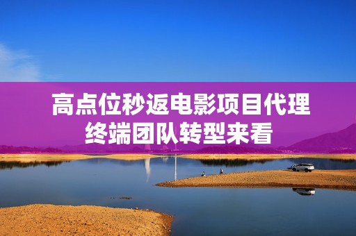  高点位秒返电影项目代理终端团队转型来看