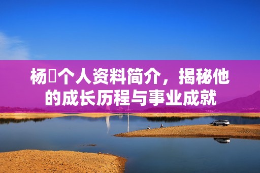 杨玏个人资料简介，揭秘他的成长历程与事业成就