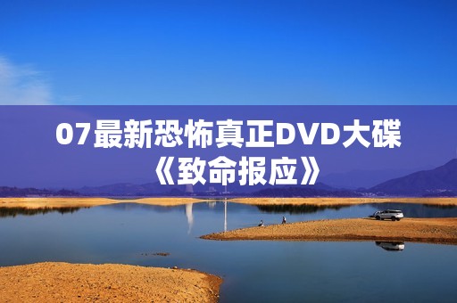 07最新恐怖真正DVD大碟《致命报应》