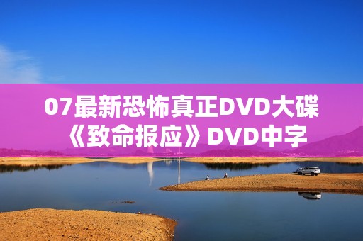 07最新恐怖真正DVD大碟《致命报应》DVD中字