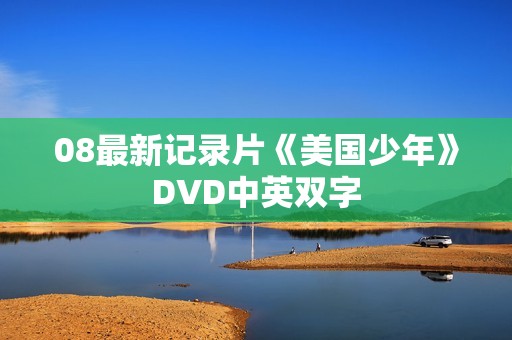 08最新记录片《美国少年》DVD中英双字