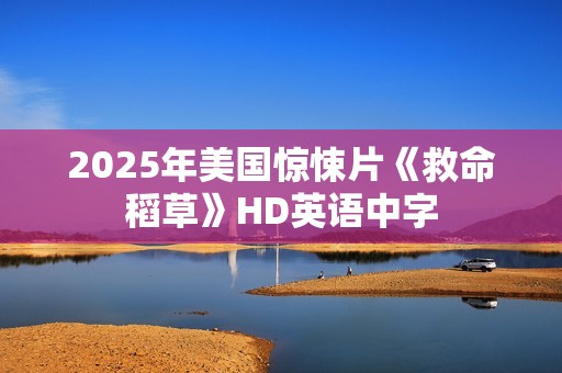 2025年美国惊悚片《救命稻草》HD英语中字